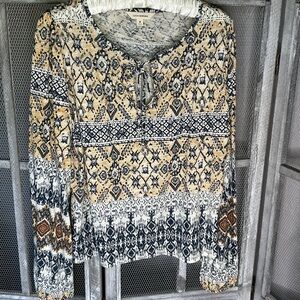 Lucky Brand Peasant style top